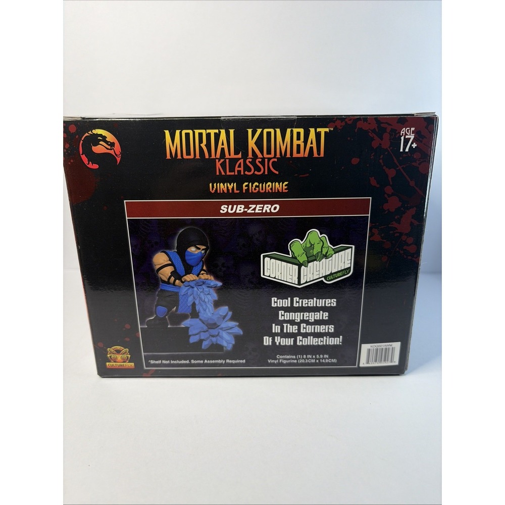 CultureFly Mortal Kombat Klassic Sub-Zero Corner Creature Vinyl Figure KOQ001AWM - Picture 3 of 8